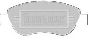 BBP2186 Sada brzdových platničiek kotúčovej brzdy BORG & BECK