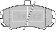 BBP2203 Sada brzdových platničiek kotúčovej brzdy BORG & BECK