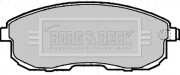 BBP2206 Sada brzdových platničiek kotúčovej brzdy BORG & BECK