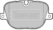 BBP2215 Sada brzdových platničiek kotúčovej brzdy BORG & BECK