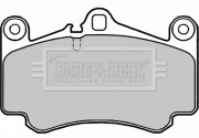 BBP2255 Sada brzdových platničiek kotúčovej brzdy BORG & BECK