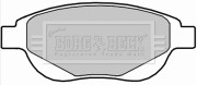 BBP2287 Sada brzdových platničiek kotúčovej brzdy BORG & BECK