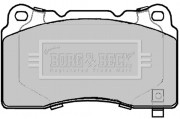 BBP2290 Sada brzdových platničiek kotúčovej brzdy BORG & BECK
