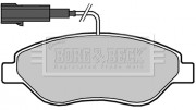 BBP2318 Sada brzdových platničiek kotúčovej brzdy BORG & BECK
