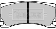 BBP2327 Sada brzdových platničiek kotúčovej brzdy BORG & BECK