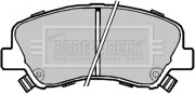BBP2330 Sada brzdových platničiek kotúčovej brzdy BORG & BECK