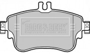 BBP2345 Sada brzdových platničiek kotúčovej brzdy BORG & BECK