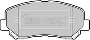 BBP2355 Sada brzdových platničiek kotúčovej brzdy BORG & BECK