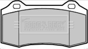 BBP2360 Sada brzdových platničiek kotúčovej brzdy BORG & BECK