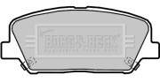 BBP2364 Sada brzdových platničiek kotúčovej brzdy BORG & BECK