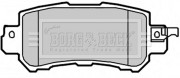 BBP2365 Sada brzdových platničiek kotúčovej brzdy BORG & BECK