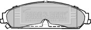 BBP2369 Sada brzdových platničiek kotúčovej brzdy BORG & BECK
