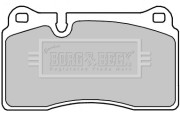 BBP2374 Sada brzdových platničiek kotúčovej brzdy BORG & BECK