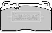 BBP2382 Sada brzdových platničiek kotúčovej brzdy BORG & BECK