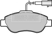BBP2416 Sada brzdových platničiek kotúčovej brzdy BORG & BECK