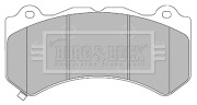 BBP2436 Sada brzdových platničiek kotúčovej brzdy BORG & BECK