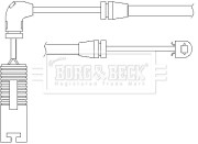 BWL3012 Výstrażný kontakt opotrebenia brzdového oblożenia BORG & BECK