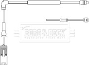 BWL3026 Výstrażný kontakt opotrebenia brzdového oblożenia BORG & BECK