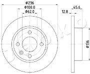 600946 Brzdový kotúč JAPKO