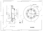 60W25C Brzdový kotúč JAPKO