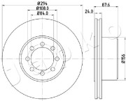 610228 Brzdový kotúč JAPKO
