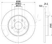 610309 Brzdový kotúč JAPKO