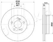 610517 Brzdový kotúč JAPKO
