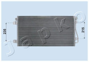 CND093045 Kondenzátor klimatizácie JAPKO