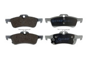 QP6172 Sada brzdových platničiek kotúčovej brzdy QUARO
