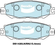 DB1420 GCT Sada brzdových platničiek kotúčovej brzdy Bendix