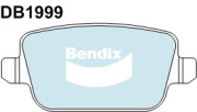 DB1999 GCT Sada brzdových platničiek kotúčovej brzdy Bendix