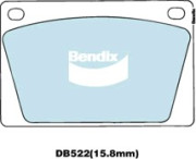 DB522 GCT Sada brzdových platničiek kotúčovej brzdy Bendix