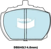 DB840 GCT Sada brzdových platničiek kotúčovej brzdy Bendix