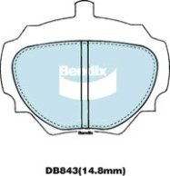 DB843 HD Sada brzdových platničiek kotúčovej brzdy Bendix
