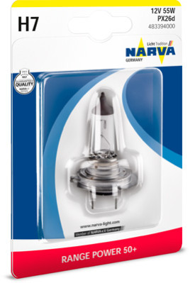 483394000 żiarovka pre diaľkový svetlomet Range Power 50 NARVA