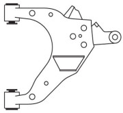 F3167 Rameno zavesenia kolies FRAP
