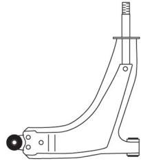 F3256 Rameno zavesenia kolies FRAP