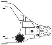 F3635 Rameno zavesenia kolies FRAP