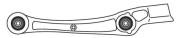 F4611 Rameno zavesenia kolies FRAP