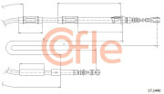 17.1440 żażné lanko parkovacej brzdy COFLE