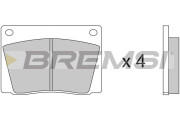 BP2052 Sada brzdových platničiek kotúčovej brzdy BREMSI