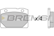 BP2065 Sada brzdových platničiek kotúčovej brzdy BREMSI