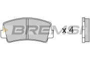 BP2075 Sada brzdových platničiek kotúčovej brzdy BREMSI