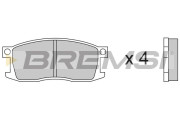 BP2190 Sada brzdových platničiek kotúčovej brzdy BREMSI