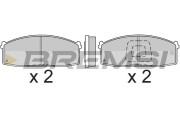 BP2199 Sada brzdových platničiek kotúčovej brzdy BREMSI
