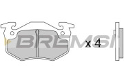 BP2217 Sada brzdových platničiek kotúčovej brzdy BREMSI