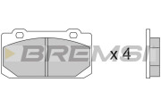 BP2240 Sada brzdových platničiek kotúčovej brzdy BREMSI