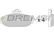 BP2248 Sada brzdových platničiek kotúčovej brzdy BREMSI