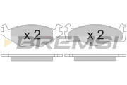 BP2260 Sada brzdových platničiek kotúčovej brzdy BREMSI