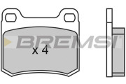 BP2314 Sada brzdových platničiek kotúčovej brzdy BREMSI